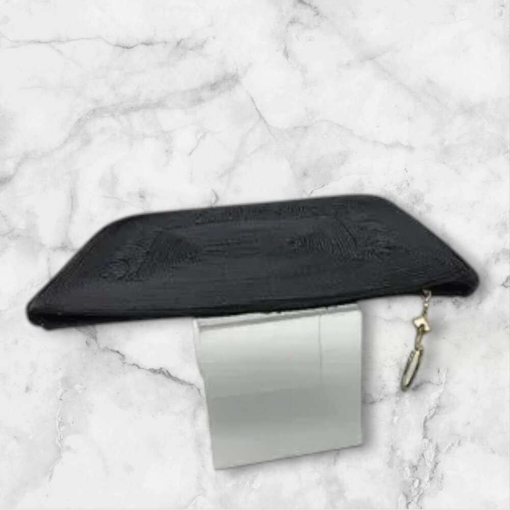 MCM Vintage Genuine Corde Clutch Black Evening Bag Purse - Picture 7 of 12